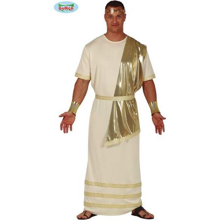 Griekse & Romeinse Oudheid Kostuum | Romeinse Senator Cato | Man | Maat 52-54 | Carnaval kostuum | Verkleedkleding
